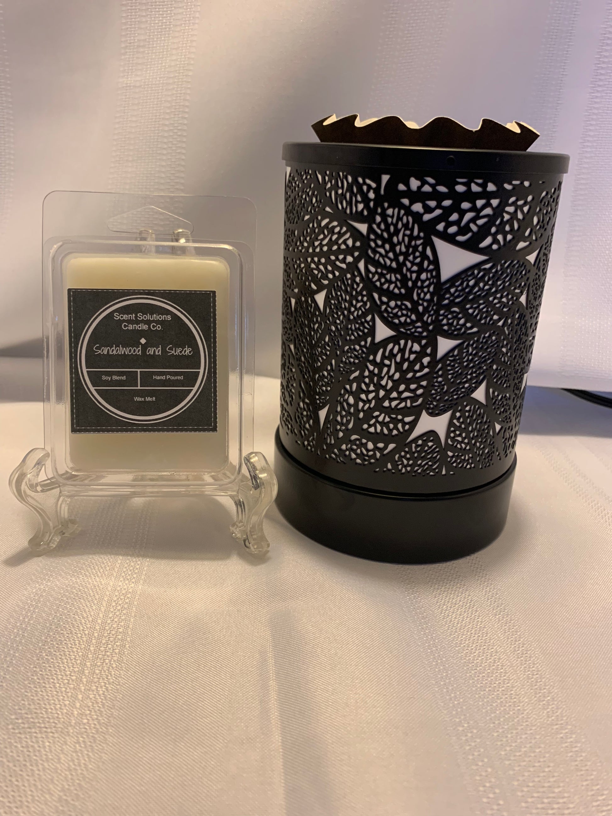 Woodwick candle sueded sandalwood